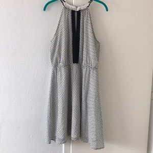 H&M black & white dress